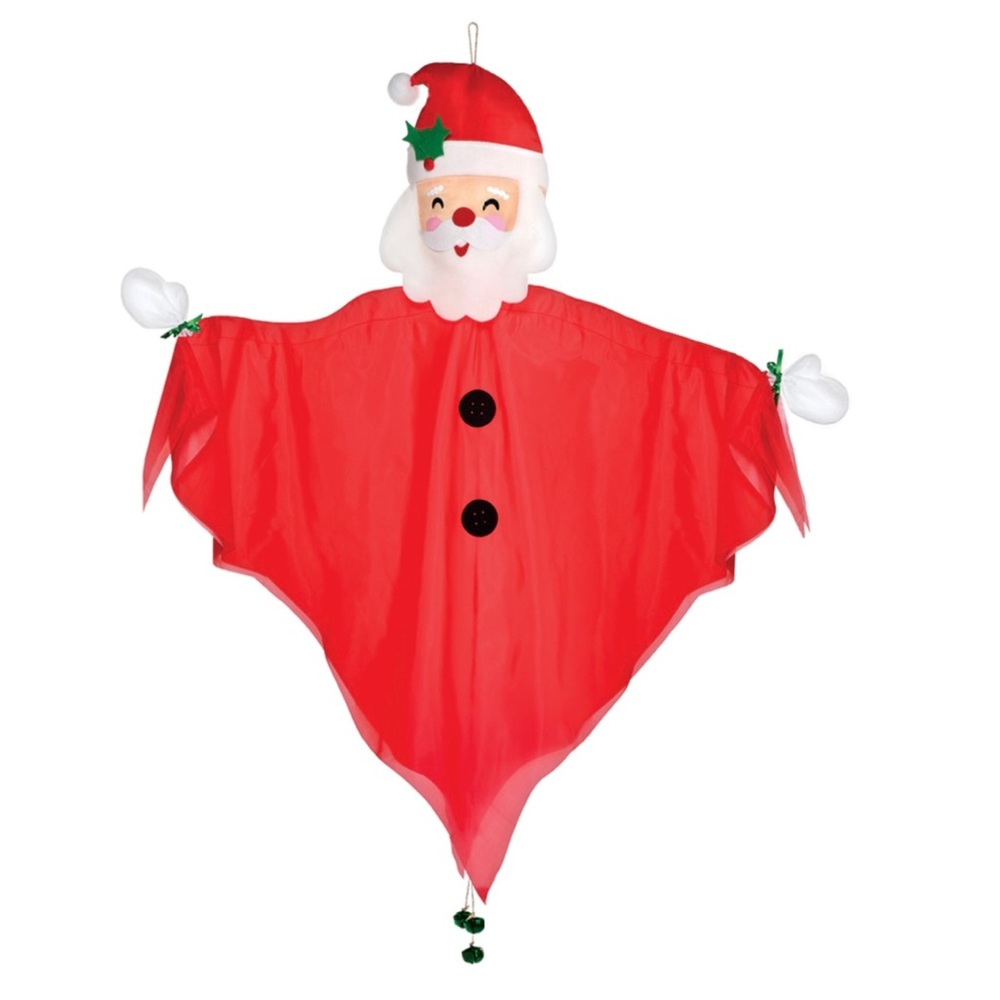 Amscan Hanging Fabric Santa 4 Foot Holiday Christmas Decoration